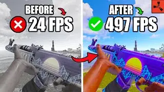🔧RUST: BEST SETTINGS TO BOOST FPS AND FIX FPS DROPS / STUTTER 🔥| Low-End PC 2023✔️