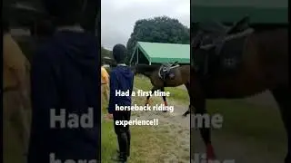 1st Time Horseback Riding With Ethan The Horse