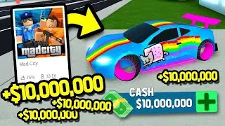 How to hack Roblox Mad City and Mad City GUI script (get all cars, unliimited money,and more)