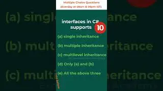 C# Multiple Choice Question #8 - Expand Future Academy 