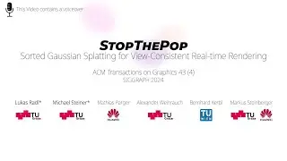 StopThePop: Sorted Gaussian Splatting For View-Consistent Real-time Rendering