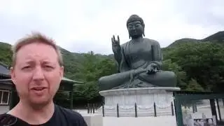 Gakwonsa Temple (각원사) LARGE BUDDHA in KOREA in Cheonnon (천안) - NO COUCHES IN KOREA
