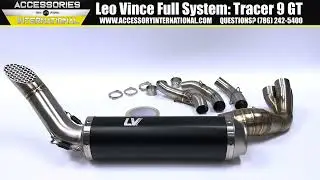 LeoVince Full System Exhaust Overview for Yamaha Tracer 9 GT / XSR900 2021+ (14372EB)