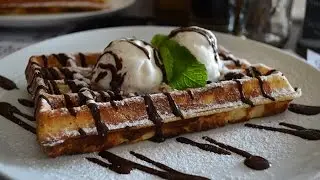 Бельгийские вафли, пробуем на вкус.