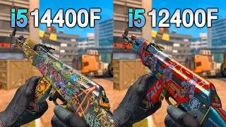 i5 14400F vs i5 12400F + RTX 5060 | CS2