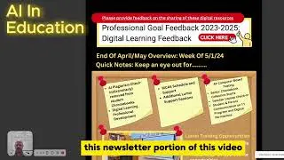 AI In Education Terms and Definitions: Dr.Downs EdTech Talks NRPS May 2024