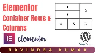 Elementor container tutorial | Rows and Columns | Elementor container inner section