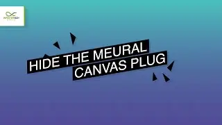 How to hide the Meural Canvas AC Plug