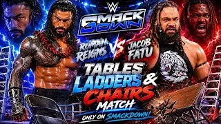 ROMAN REIGNS vs JACOB FATU – TLC MATCH | WWE SMACKDOWN HIGHLIGHTS