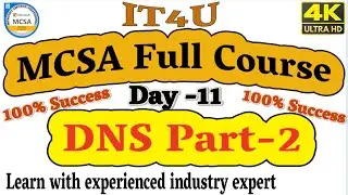 MCSA Full Course Day 11 DNS Part 2 - Primary Zone, Secondary Zone and Stub Zone 