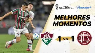 FLUMINENSE 1 X 1 LANÚS - CONMEBOL SUDAMERICANA 2025 | Paramount Plus Brasil