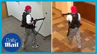 Nashville school shooting: CCTV footage of Audrey Hale before attack