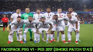 Facepack PSG 2021/22 - Pes 2017 (Smoke Patch 17.4.1)