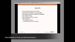 Oracle Performance Tuning - Tutorial Agenda