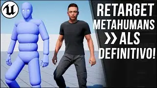 Definitivo! Retarget do MetaHumans para ALS Completo - Tutorial UE5