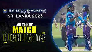 HIGHLIGHTS - New Zealand Women tour of Sri Lanka 2023 - 1st ODI