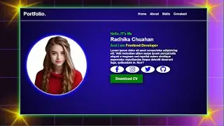 How To Create Responsive Personal Portfolio Website Using HTML CSS And JavaScript Easy Step-by-Steps