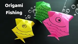 Easy Origami Fishing/ Paper Fish/ DIY Toy