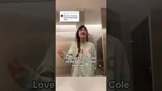 singing in a PUBLIC RESTROOM 😭😭