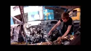 Замена радиатора печки, Honda CR-V.