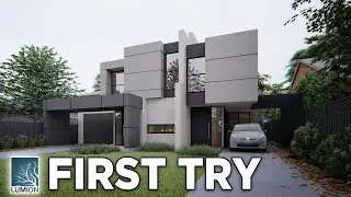 Render Previews, First Try Rendering & Animation with Lumion 8 Pro (Last images edited in Photoshop)
