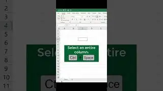 How to select rows and columns in Excel 