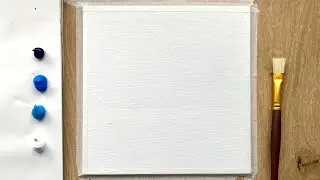 Moonlight Scenery | Easy Acrylic Painting Tutorial for Beginners Step by Step