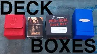 What Is The Best Deck Box For Magic: The Gathering? Compare & Contrast: Ultra PRO MTG