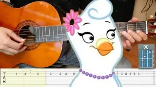 Palomita Blanca - Fácil - Punteo - Guitarra Tutorial - Tabs - Cover