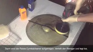 Stark oxidierte Becken ( Cymbal ) reinigen ! Für extreme Fälle !