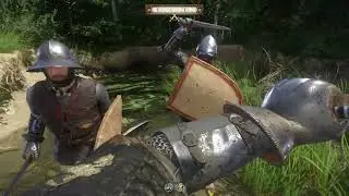 Fighting multiple enemies in KCD is easy!