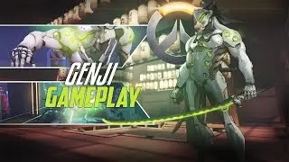 Overwatch: Genji Gameplay + Kill Streak!!!