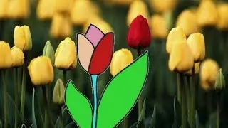 Рисование для детей 3-4 лет Давай нарисуем Цветок