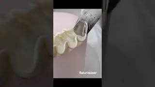 Easy Cake piping technique