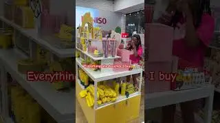 OMG help! buying everything she touches in Miniso 😭😫 #shorts #shoppingspree