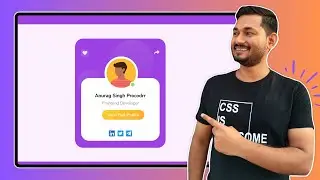 Profile Card with Share Functionality | HTML and CSS Only