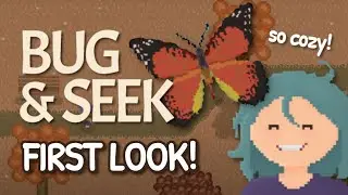 Animal Crossing inspired SUPER COZY Bug Catching Sim! 🐞 | Bug & Seek (FIRST IMPRESSIONS)