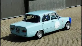 Alfa Giulia TI 2.0  '66 Rollcage respray and new racing seats installed.
