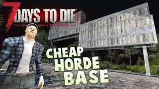7 Days to Die Base Building Guide | Surviving 7 Day Horde on a Budget | 7 Day horde base design -