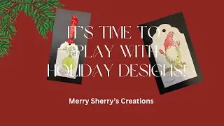 Christmas Watercolor Tags