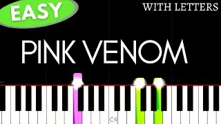 BLACKPINK - Pink Venom | Easy Piano tutorial Cover