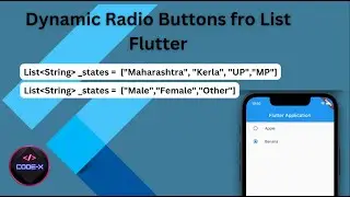 Create Radio Buttons from JSON Automatically with Flutter - Hindi Tutorial