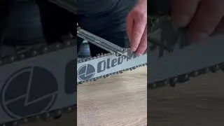 How to sharpen a chainsaw chain properly. 