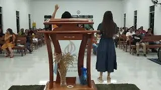 Culto com a participação dos jovens