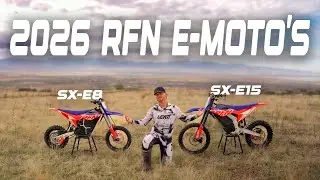 The NEW RFN SX E8 & SX E15 Electric Dirt Bike's