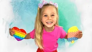 ПОП ИТ  Как ИГРАТЬ с поп ит  ПОЛЬЗА от ПОП ИТ  Сашка Обаяшка