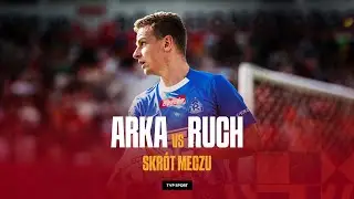 1. LIGA: ARKA GDYNIA - RUCH CHORZÓW,  DWIE BRAMKI I DWA NIEUZNANE GOLE! | SKRÓT | SEZON 2024/25
