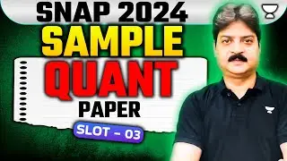 SNAP 2024 Quant SAMPLE PAPER with Mocks + Key Insights!