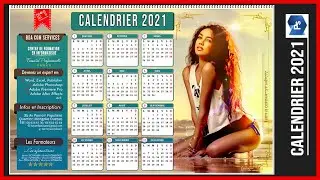 TUTO BOY, COMMENT FAIRE UN CALENDRIER 2021 SUR PHOTOSHOP Tuto Photoshop