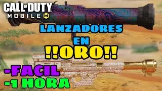 COMO CONSEGUIR EL CAMUFLAJE DE ORO EN LANZADORES COD MOBILE